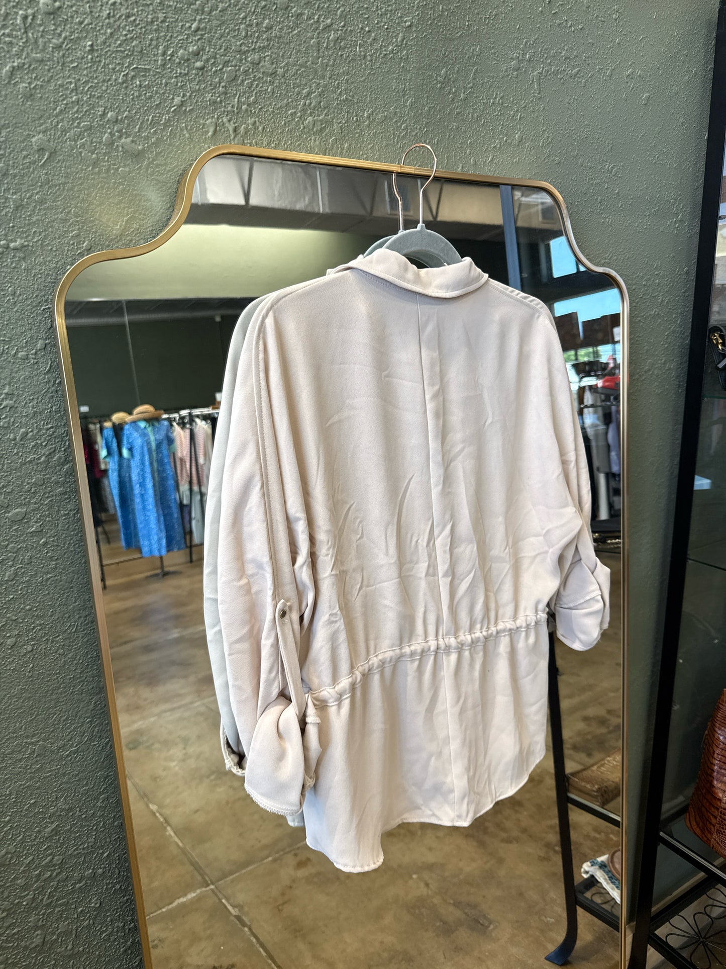 ZARA Size XS Tan Shacket