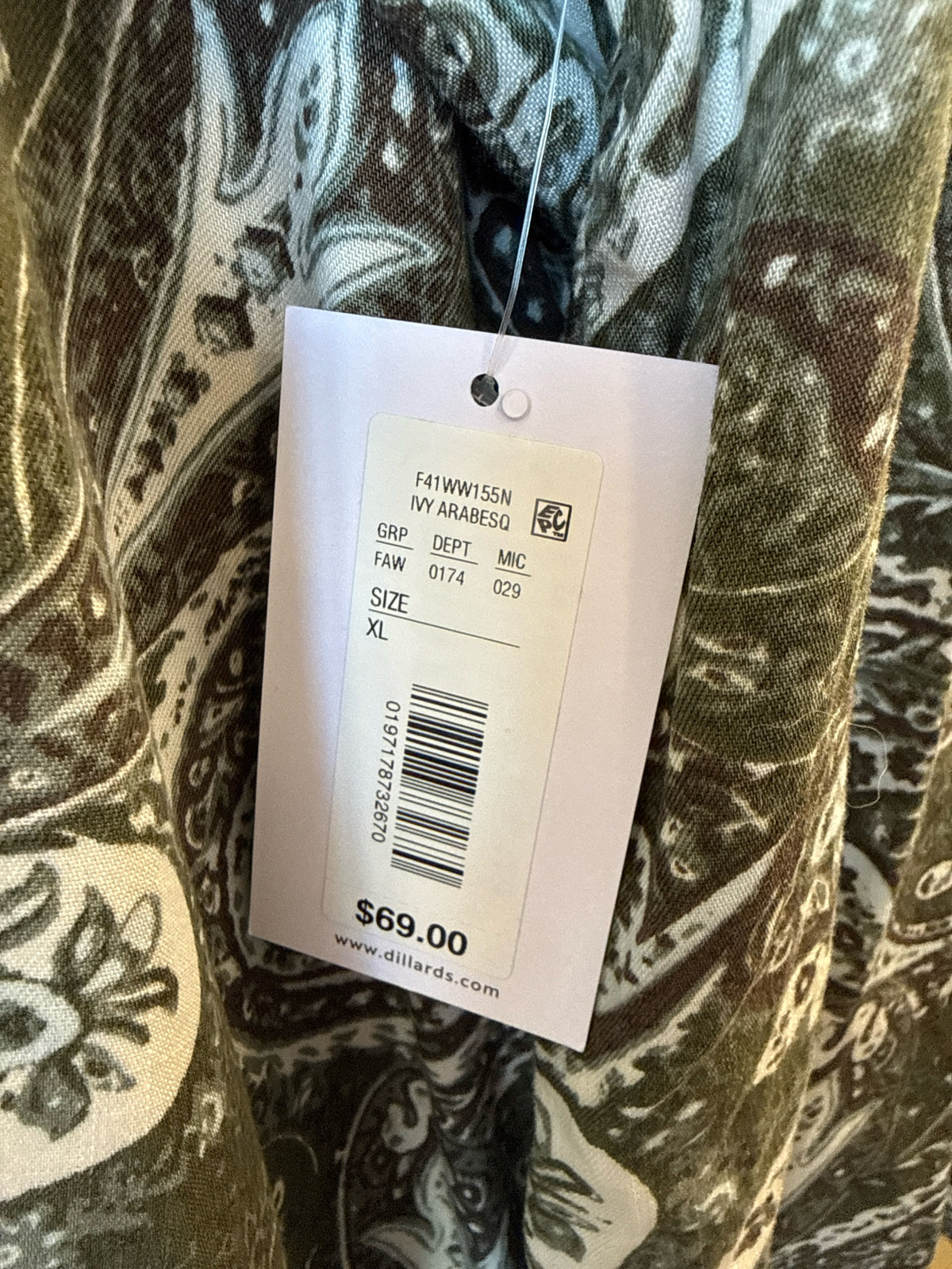 Westbound Size XL Green Top