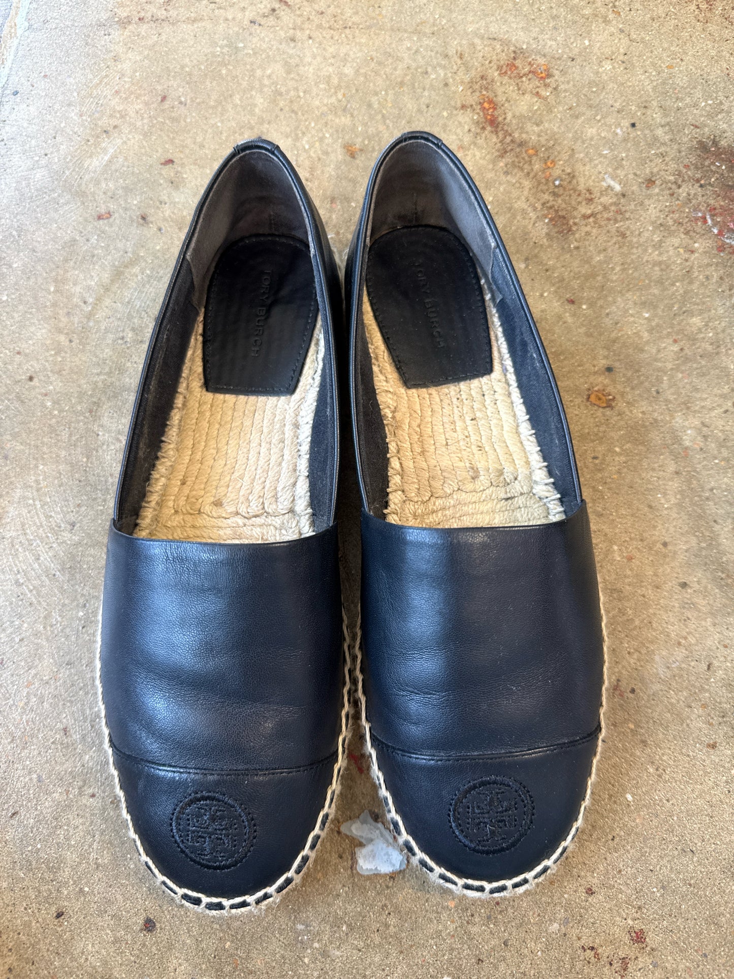 Tory Burch Shoe Size 7.5 Black Flats
