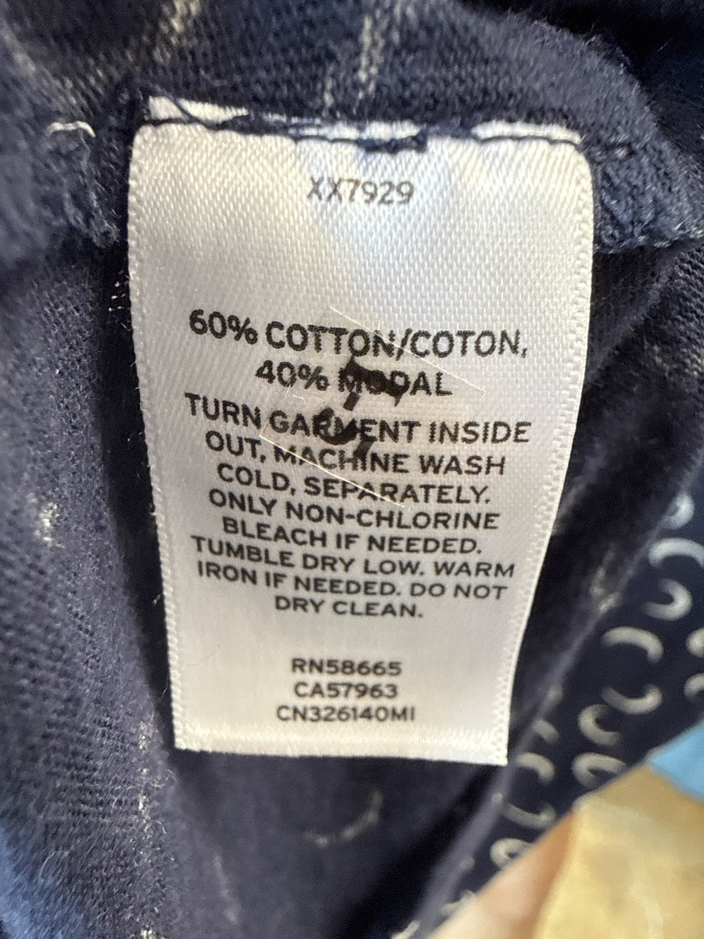 Caslon Size M Navy Top