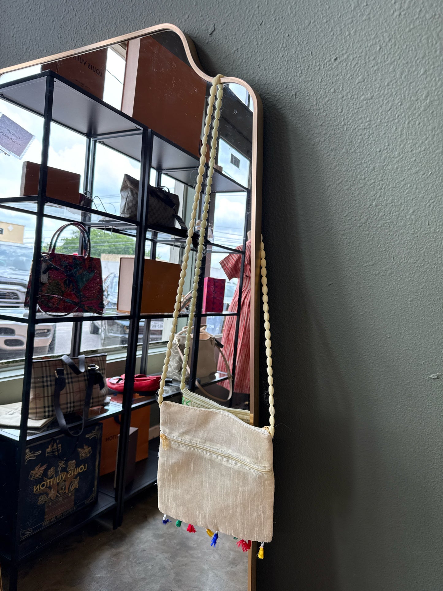 Cream/multi Purse