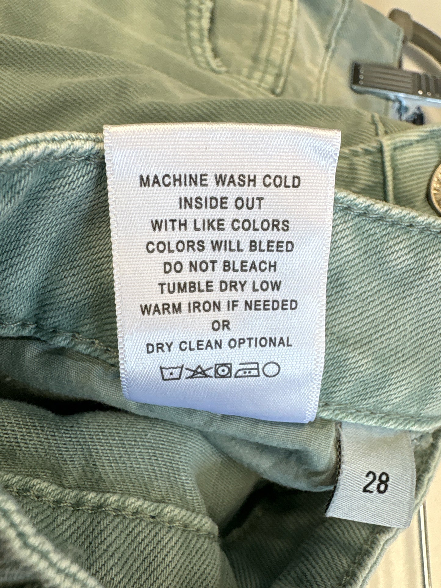 VERVET Size 28 Blue/Green Jeans