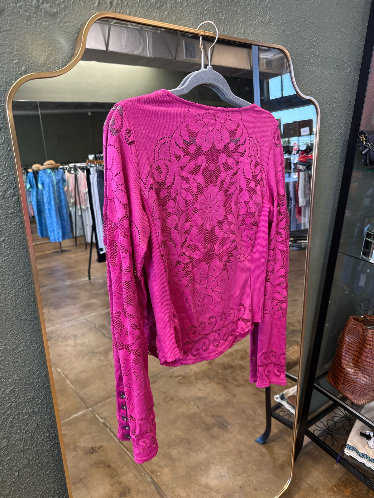 free people Magenta Top