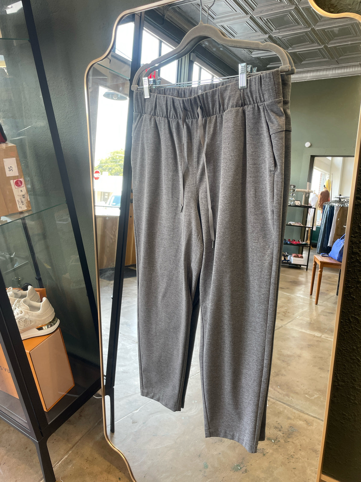 TALBOTS Size LP Gray Sweatpant