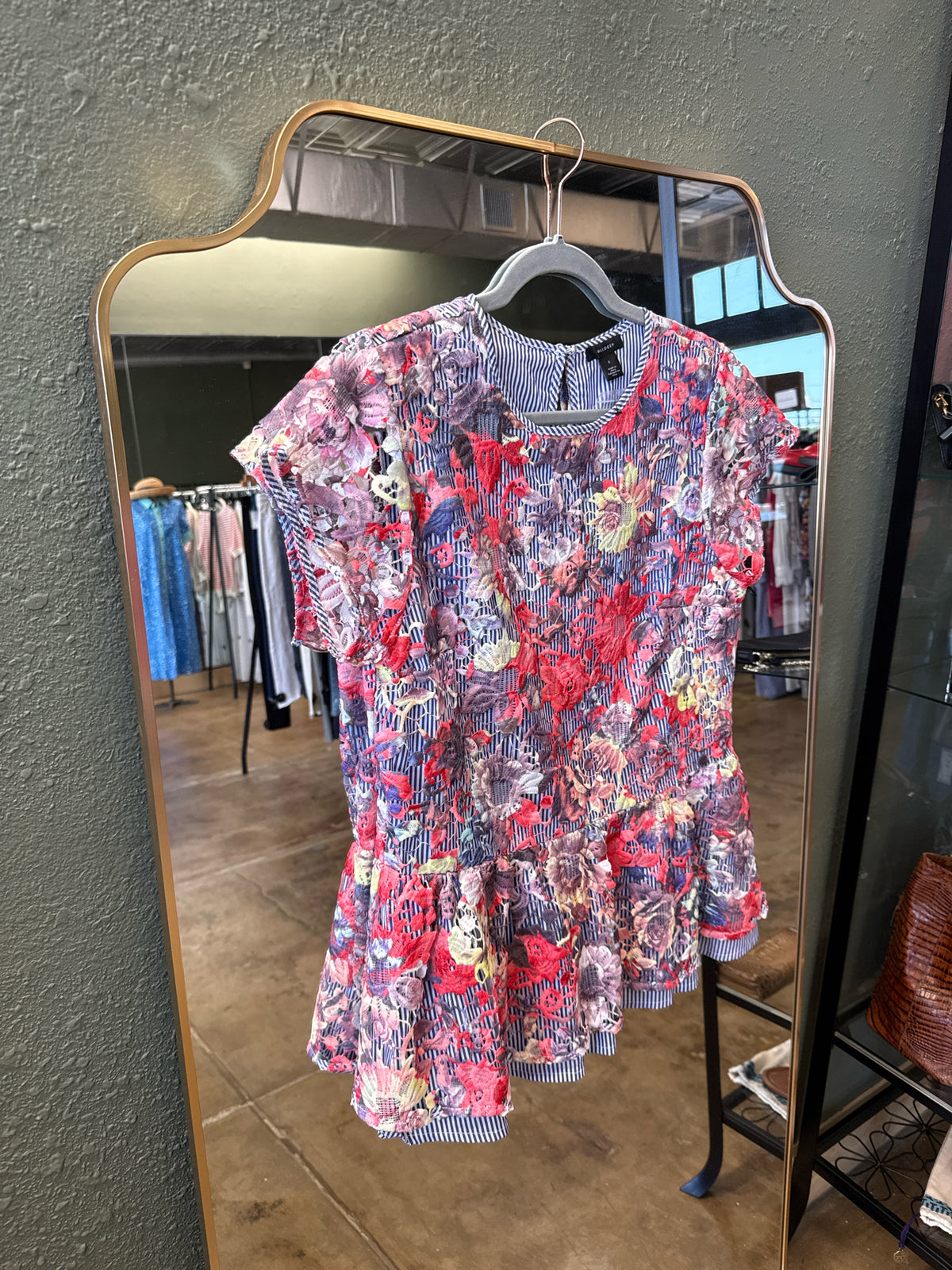 halogen Size S Blue/Multi Top