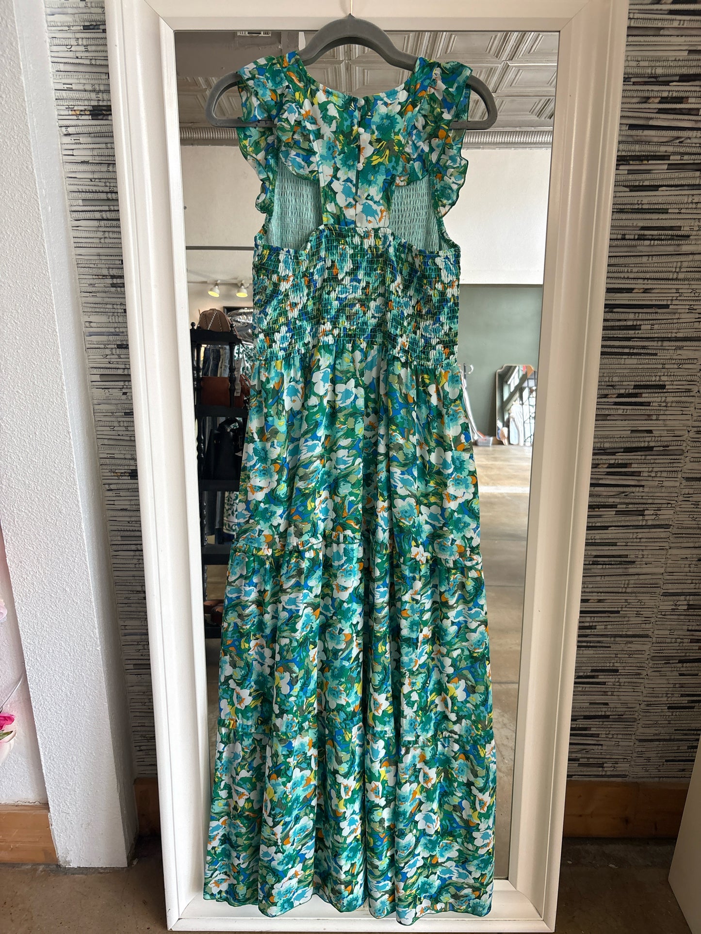 Mello Day Size L green and multi Dress