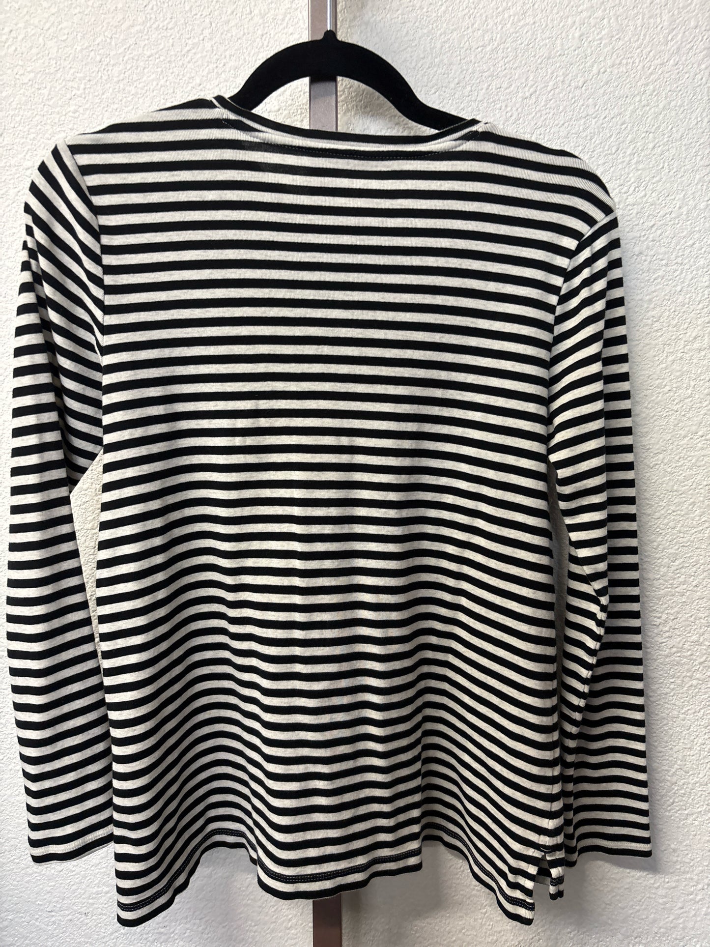 J.Jill Size XS B&W Stripe Top