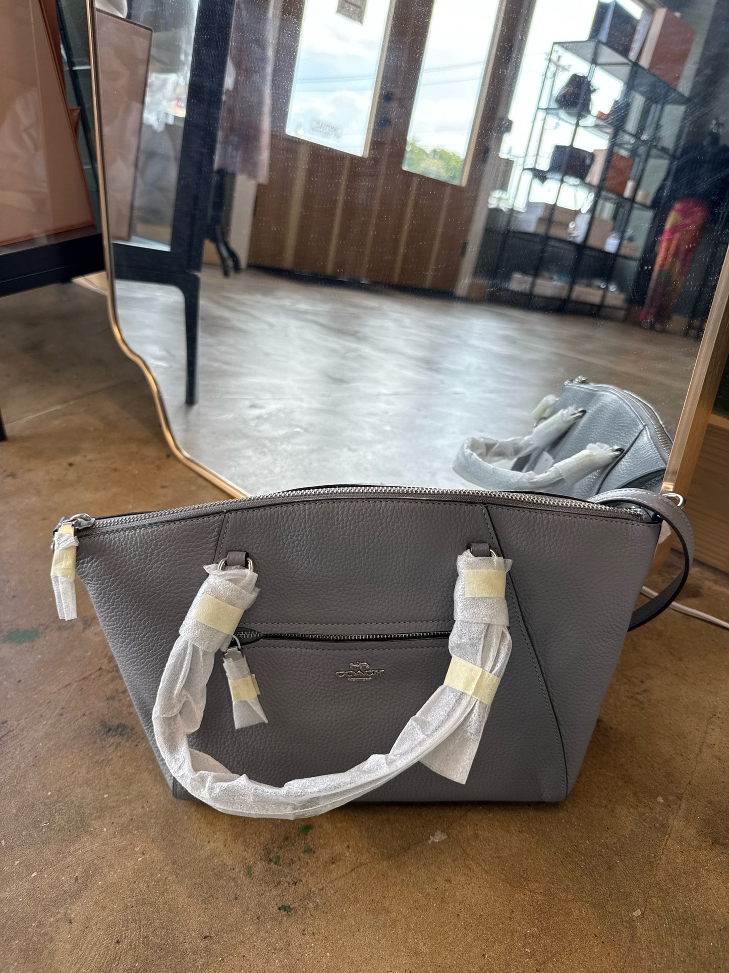 COACH Gray Purse