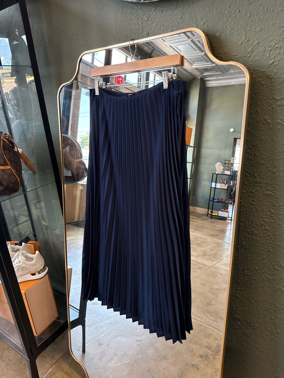 Jcrew Size M Navy Skirt