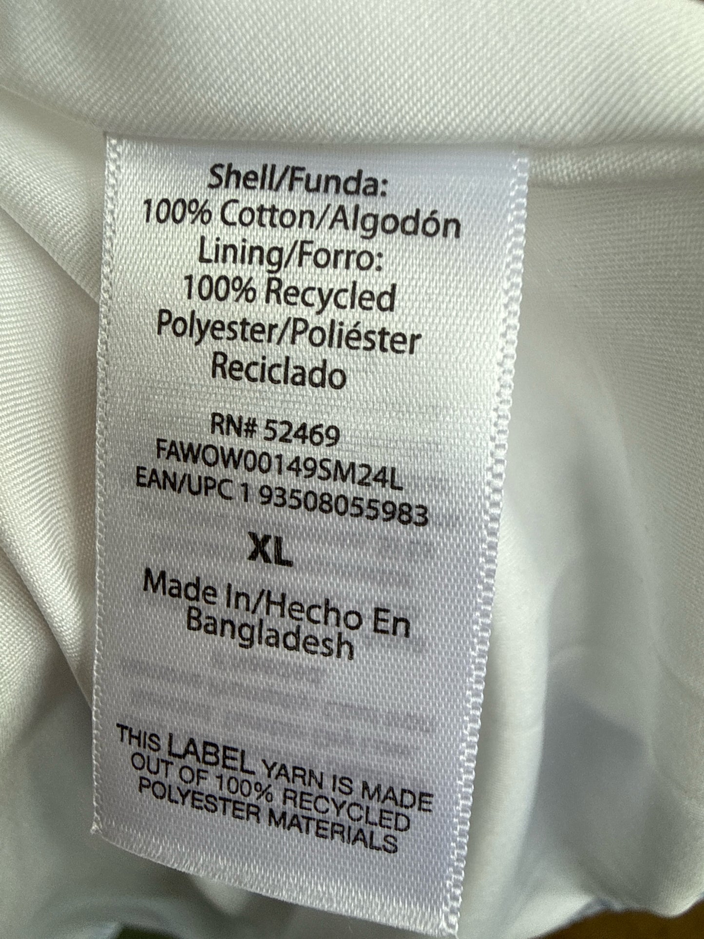 Free Assembly Size XL Blue/White Blazer