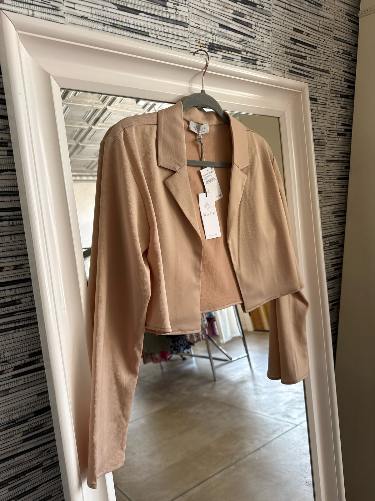 WAYF Size XS Tan Top