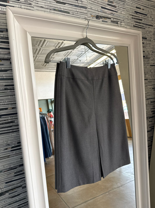 ANN TAYLOR Size 00P Gray Skirt