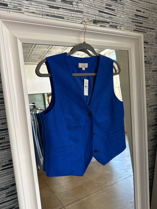 LOFT Size S Blue Vest