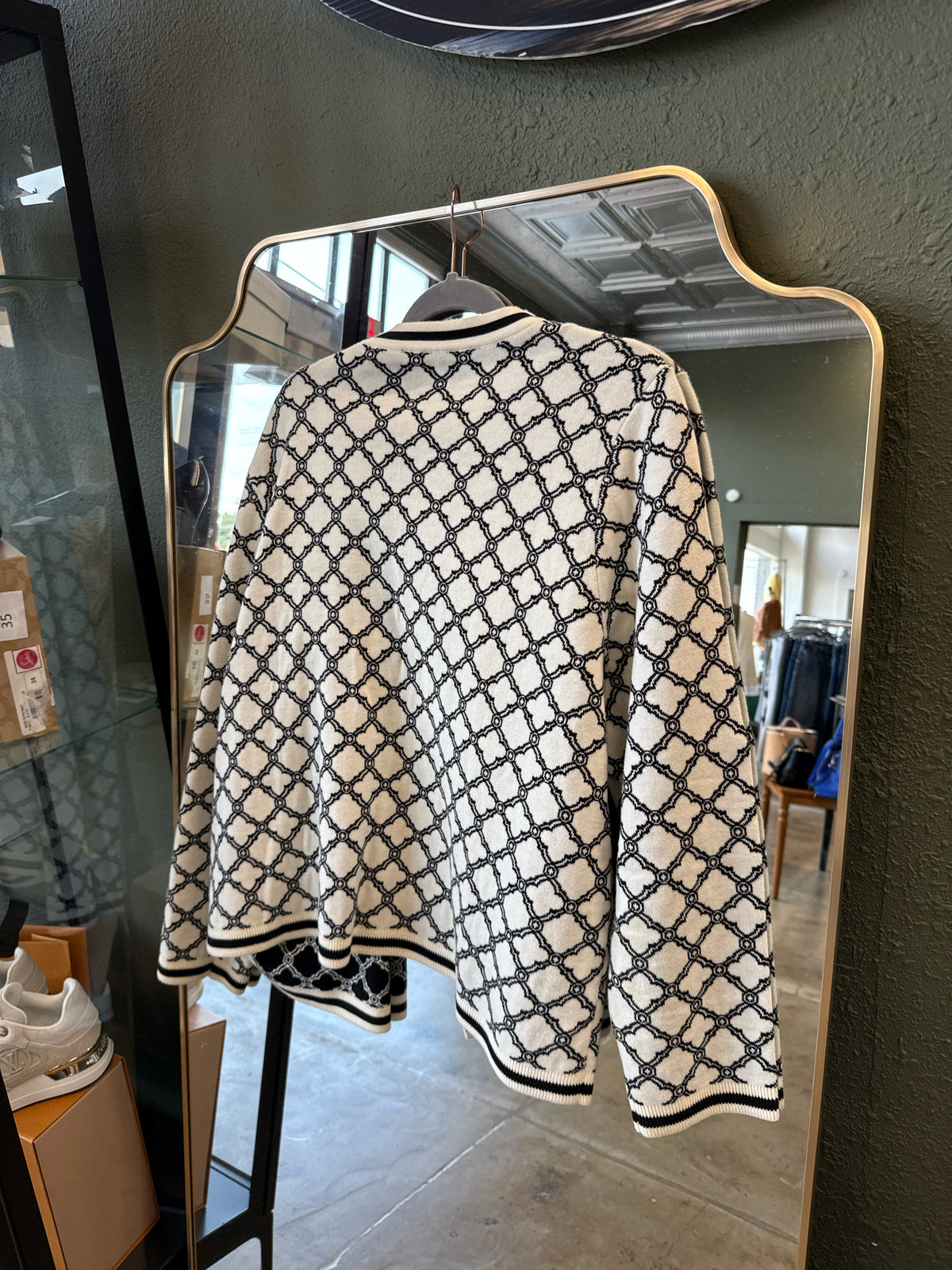 TALBOTS Size 2X B&W Two Piece Set