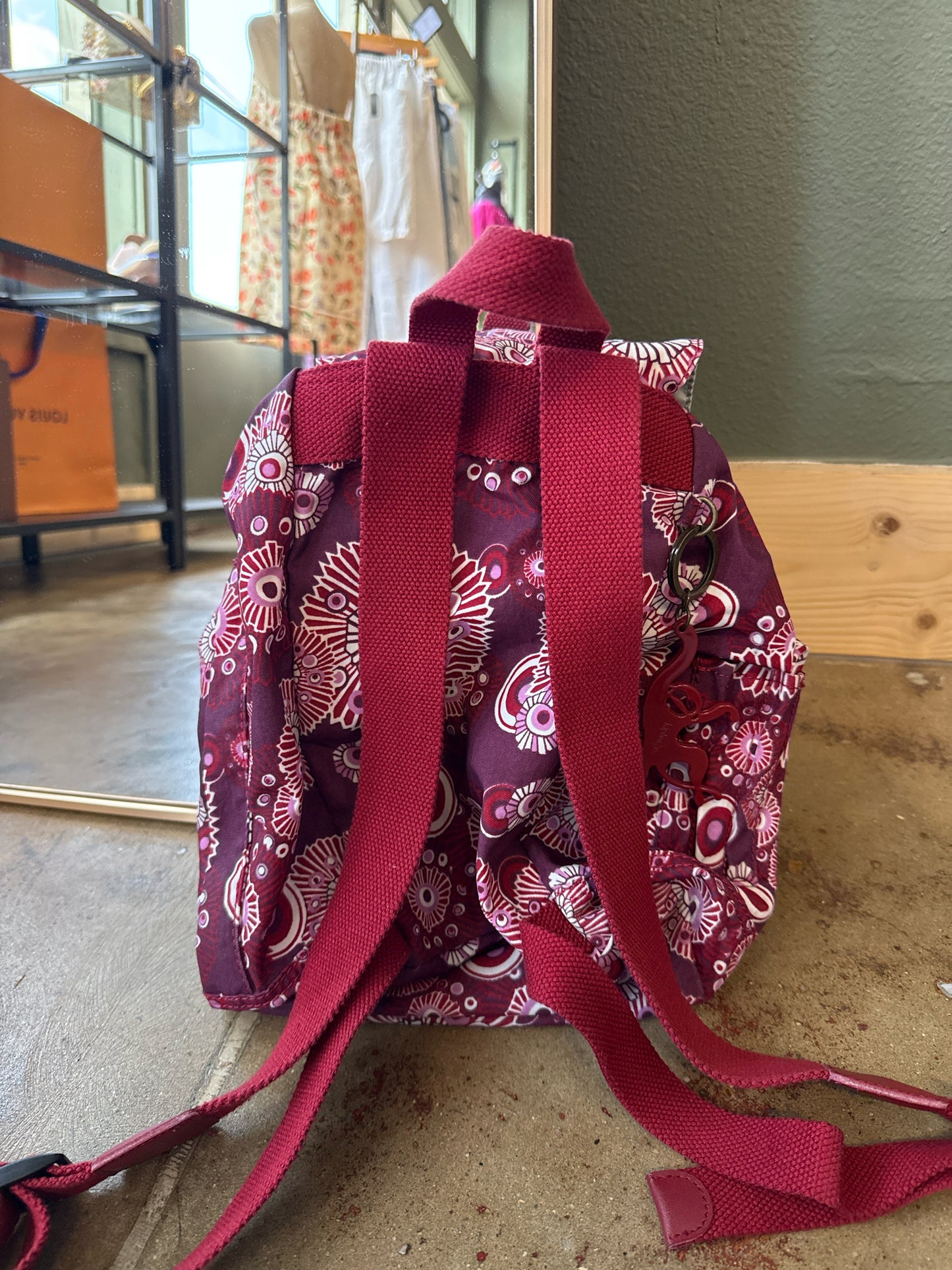 Kipling Purple/Red Backpack
