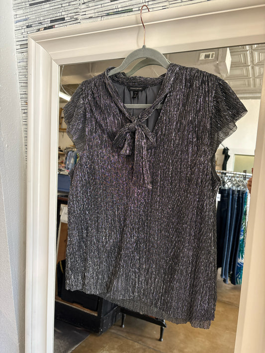 Banana Republic Size L Silver Top