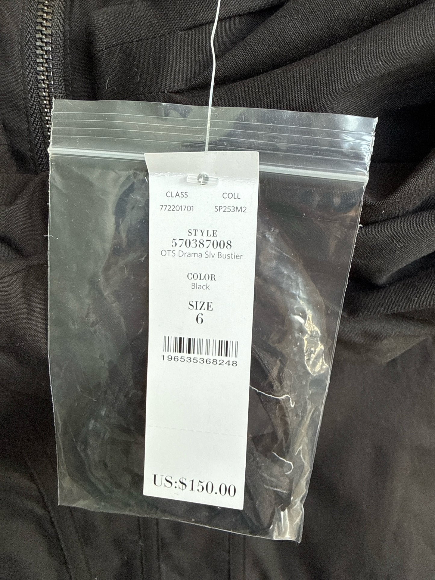 White House Black Market Size 6 Black Top