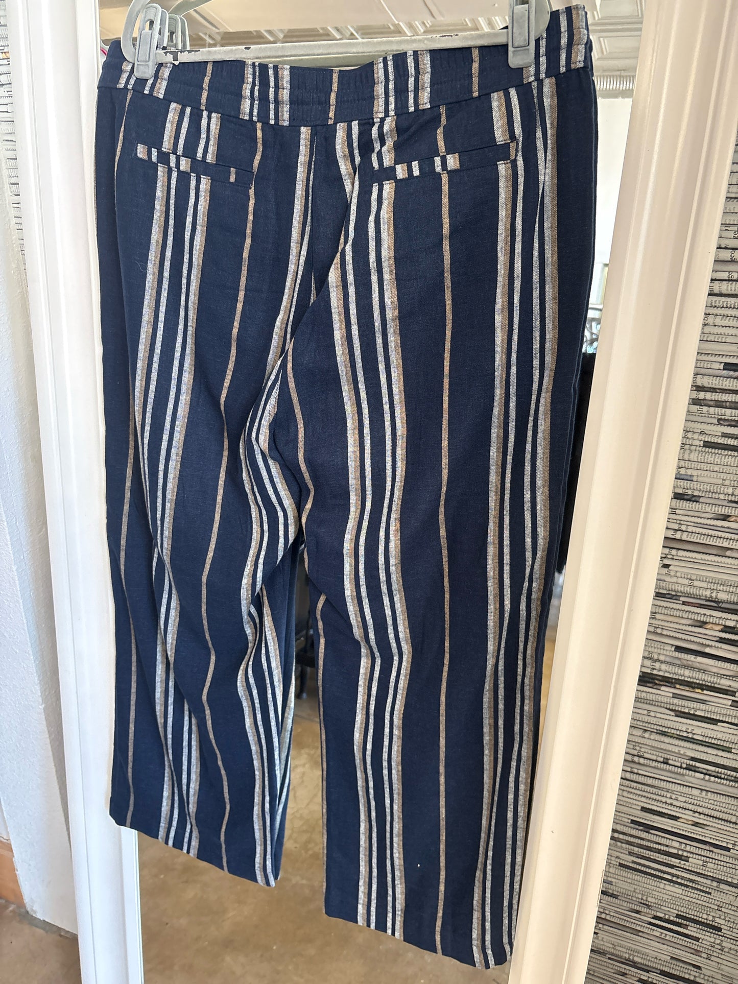 ANN TAYLOR Size XL navy + multi Pants