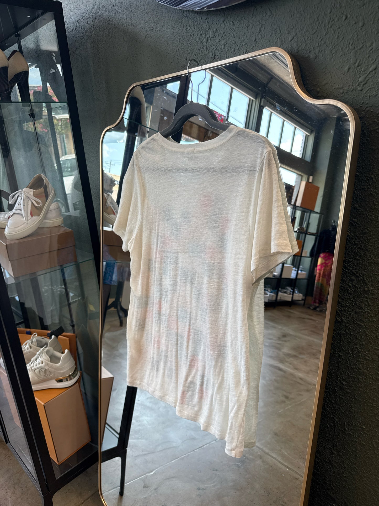 Jcrew Size L Cream/multi Top