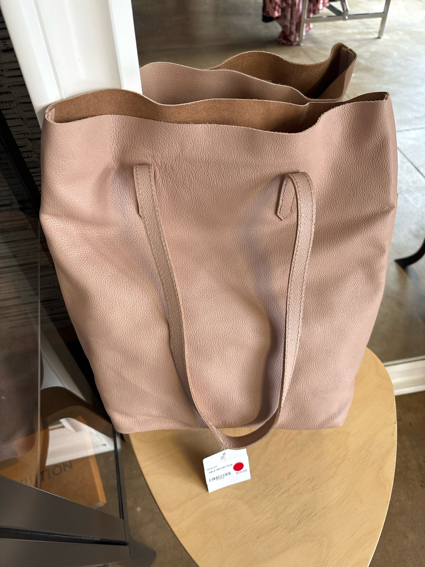able Tan PEBBLED Bag