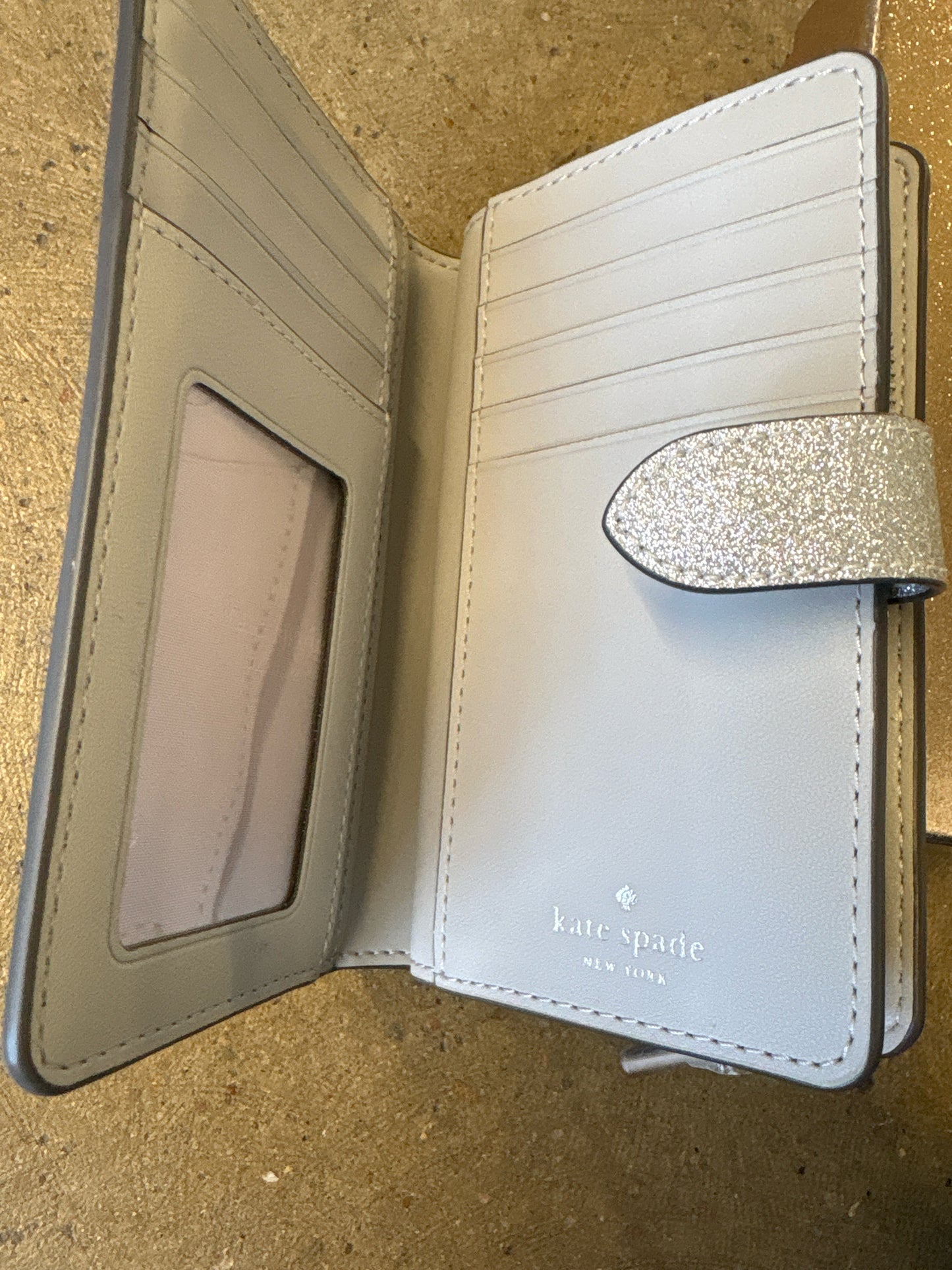 Kate Spade Silver Wallet/Wristlet