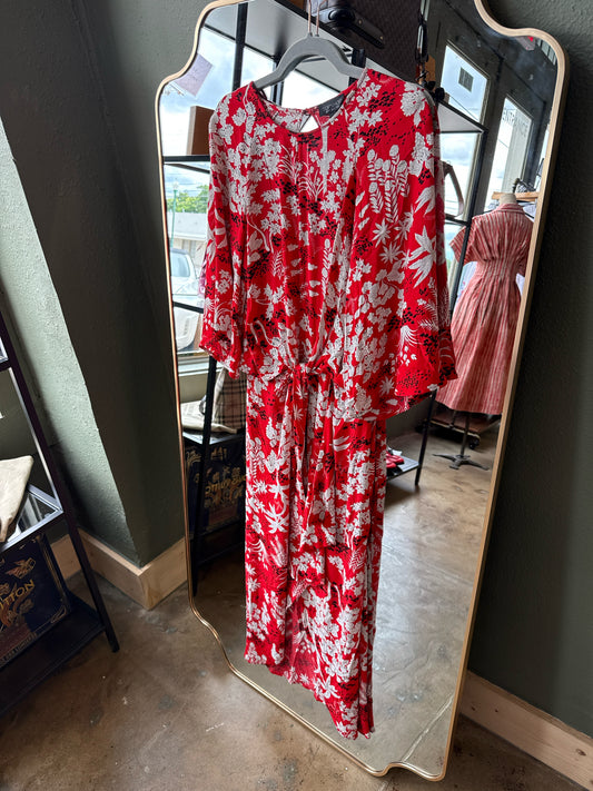 topshop Size 2 Red Dress