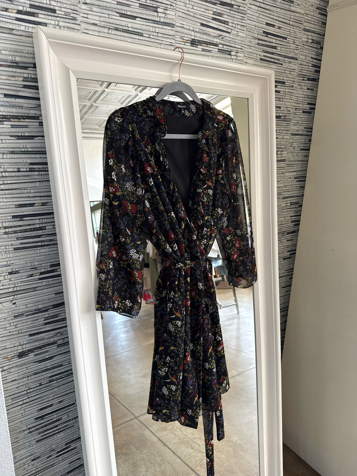MADEWELL Size L Black Dress