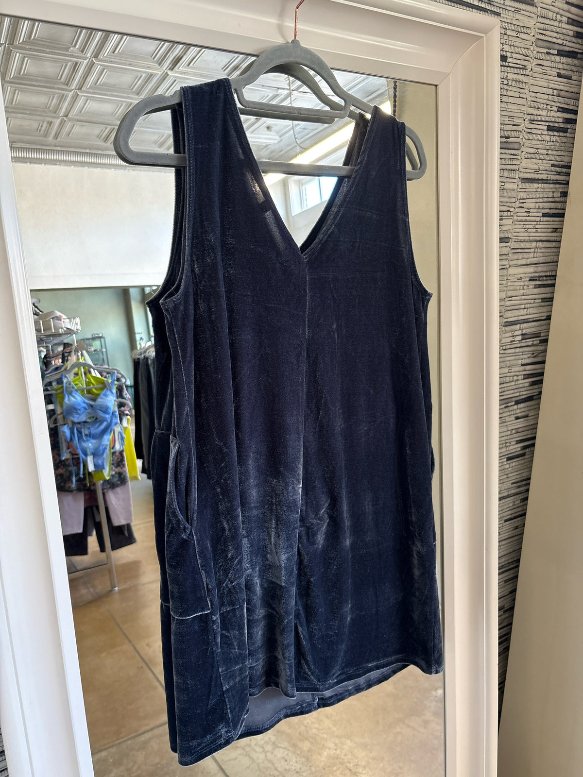 MTS Size S Blue velvet Dress