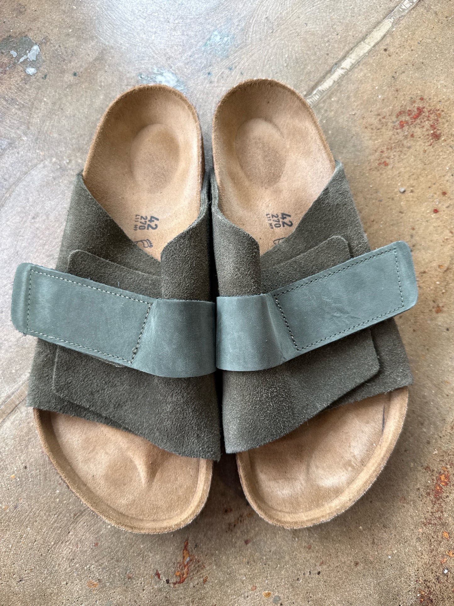 Birkenstock Shoe Size 42 Green Sandals