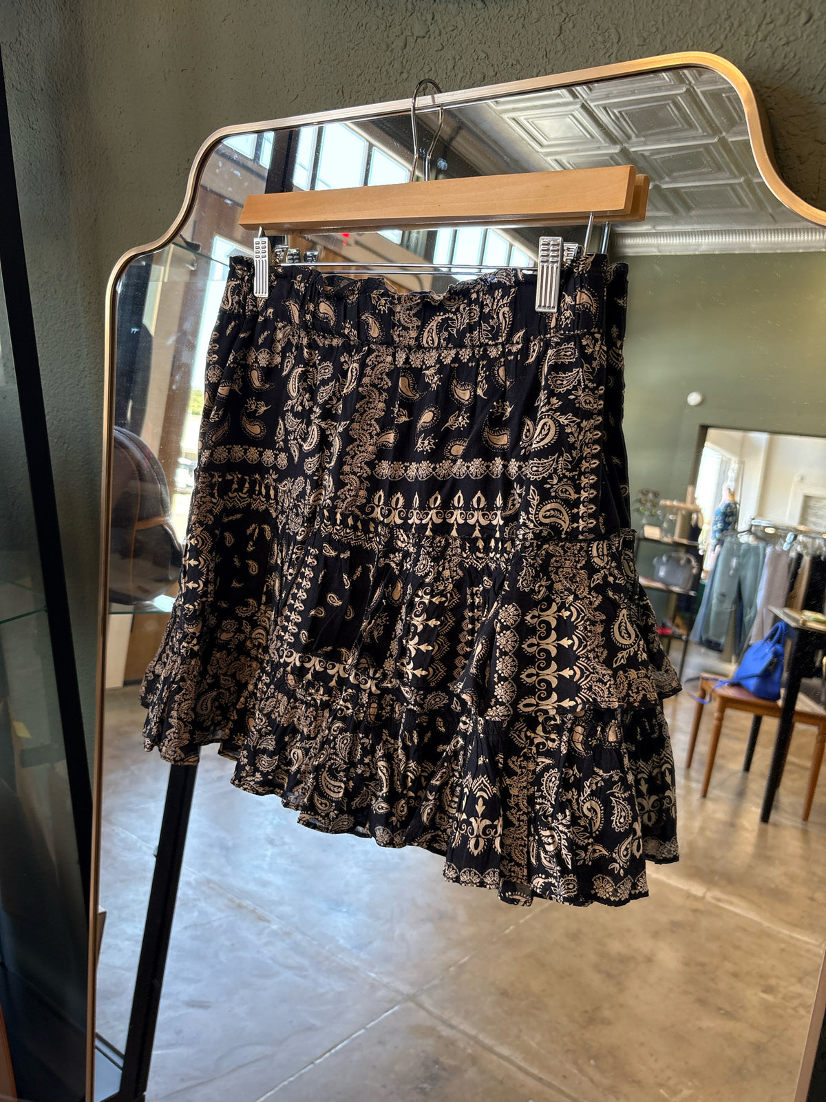 free people Size M Black Skirt