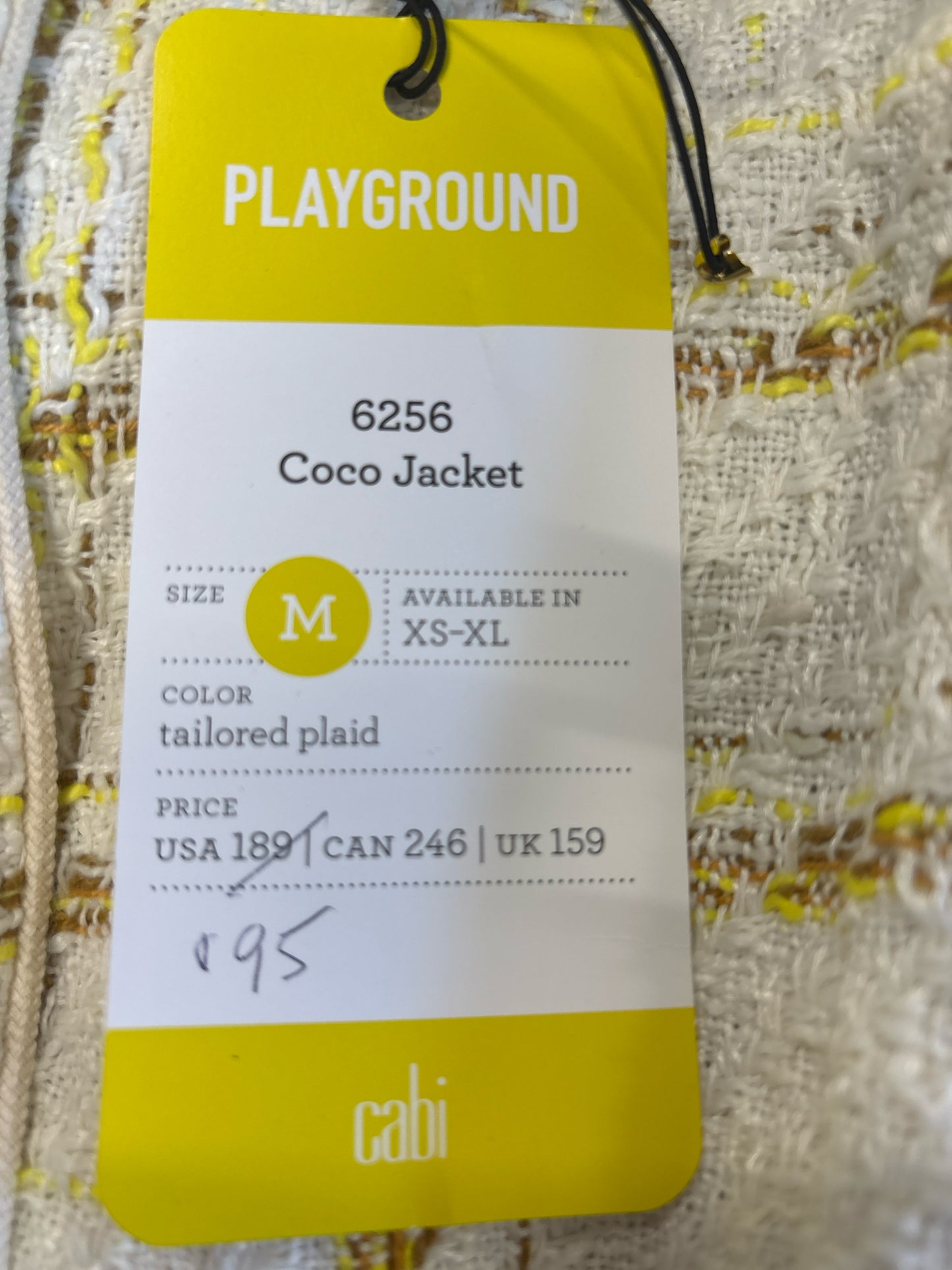 Cabi Size M/8 white multi Two Piece Set