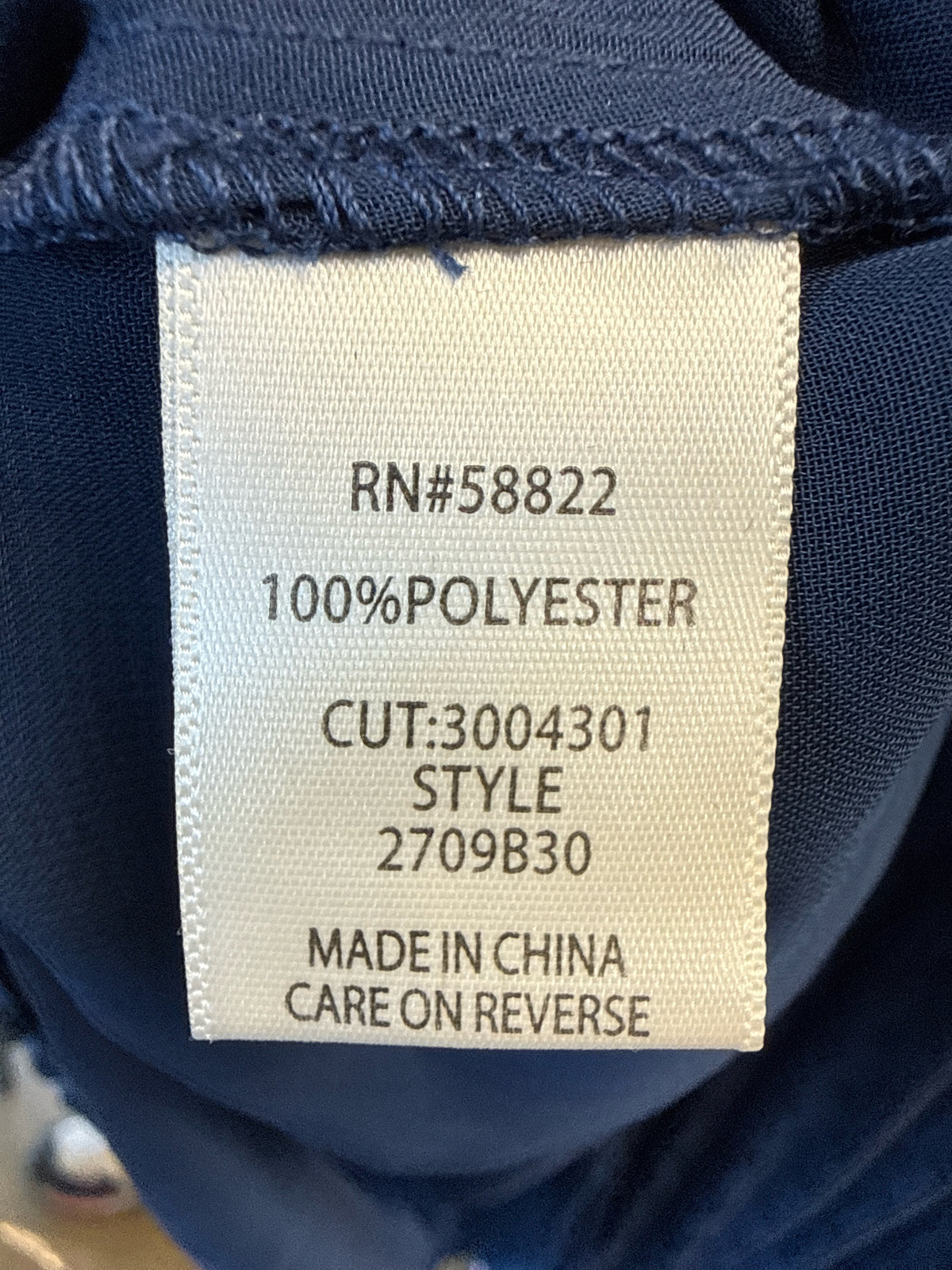 Max Studio Size XL Navy/Black Top