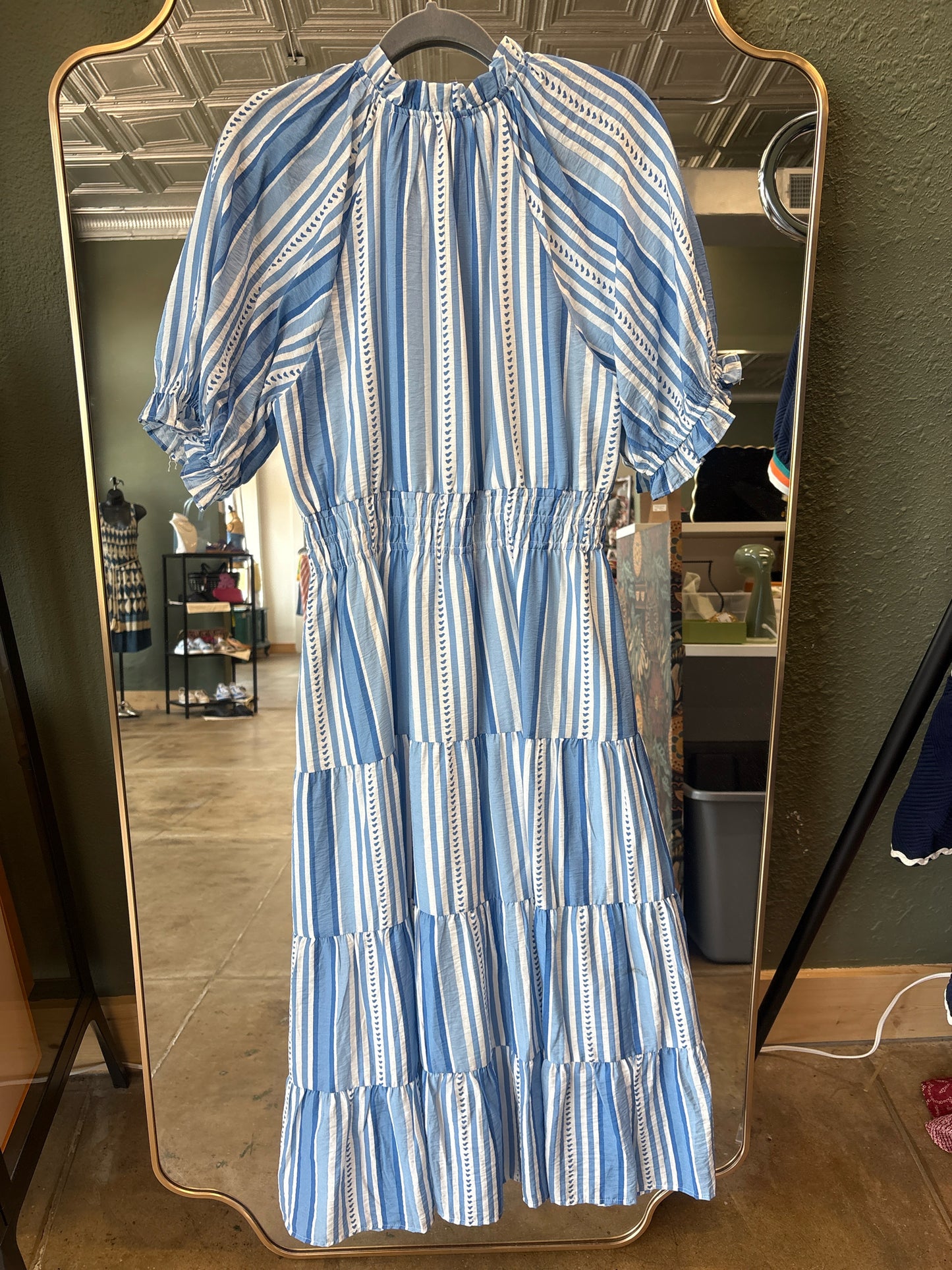 THML Size M blue and white Dress
