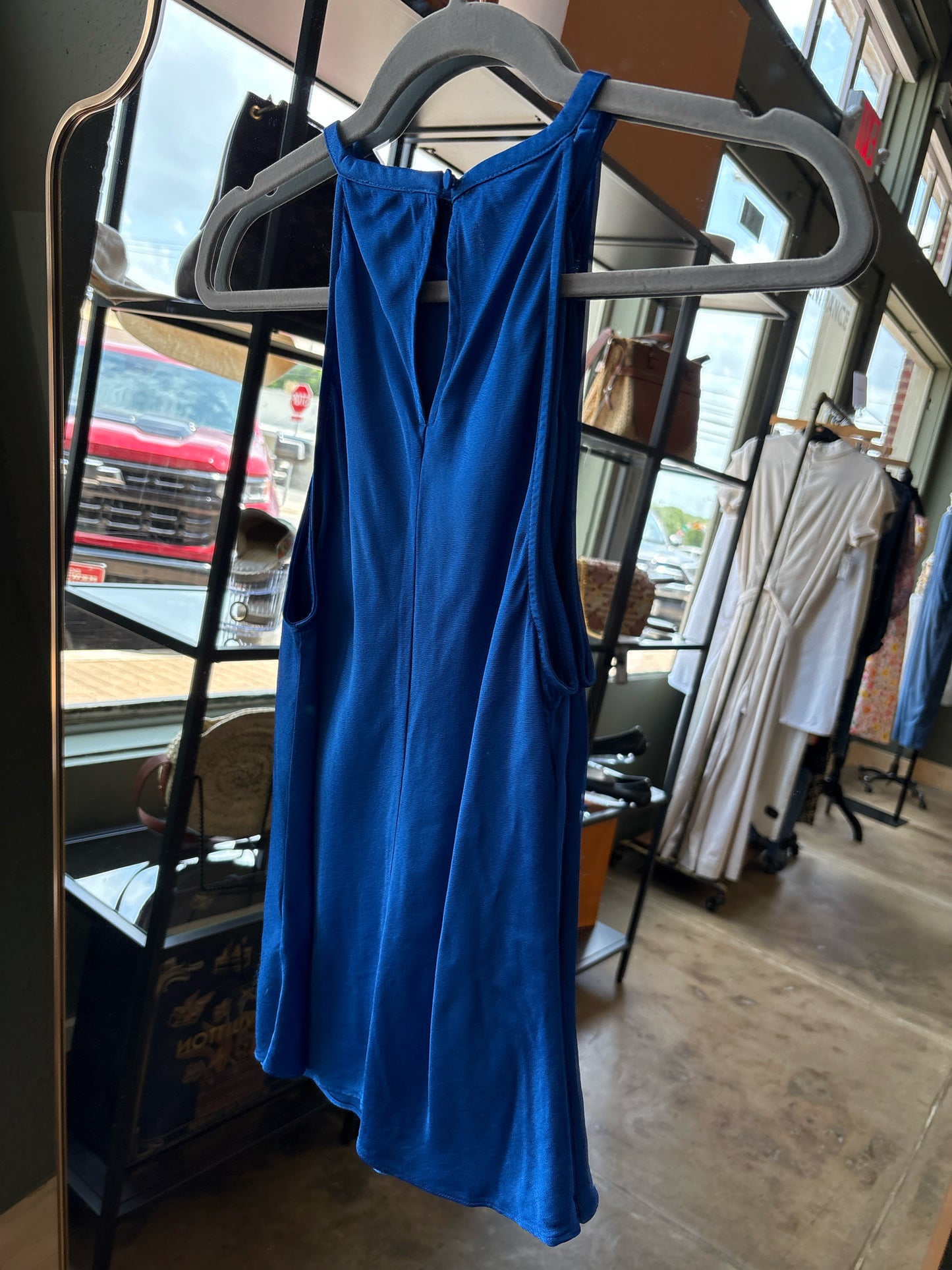 J. CREW Size S Royal Blue high neck Top
