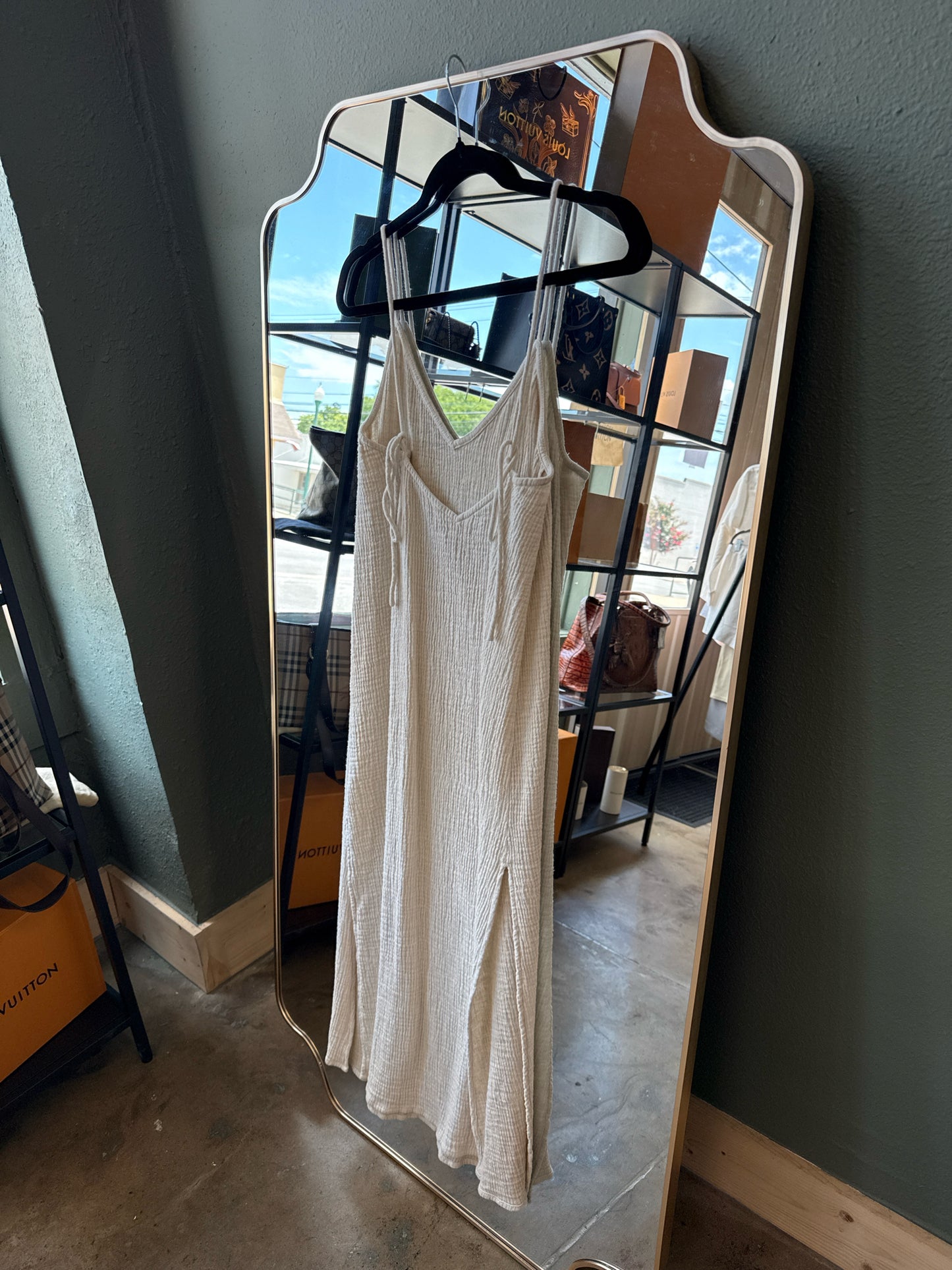 Bathhouse Size S/M Cream Dress