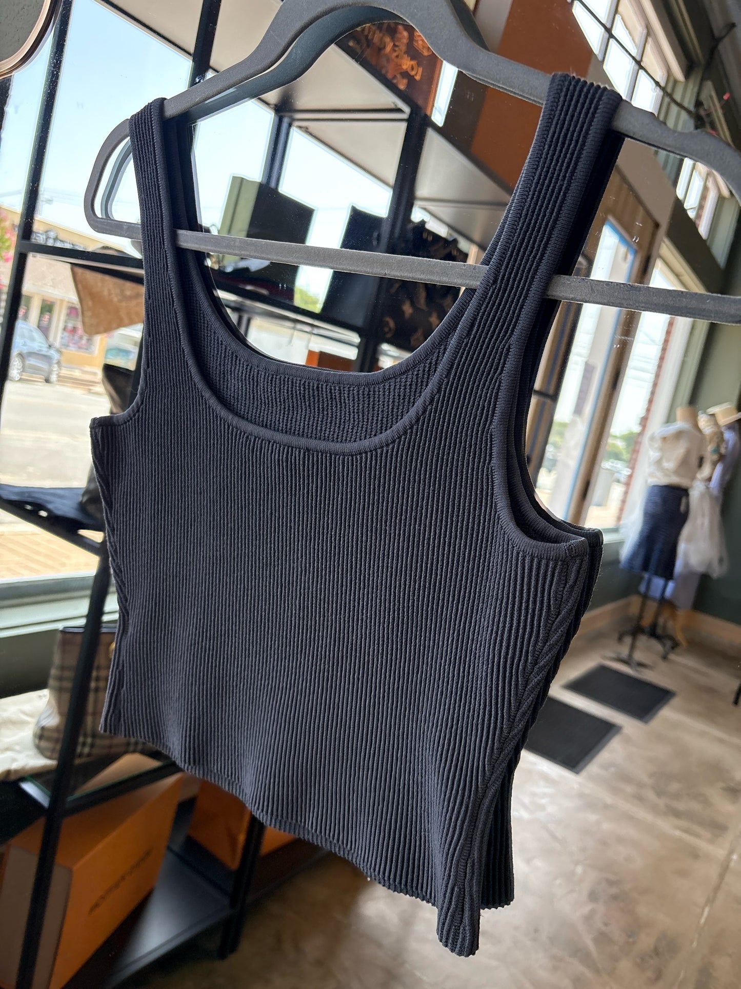 Quince Size M Charcoal Top
