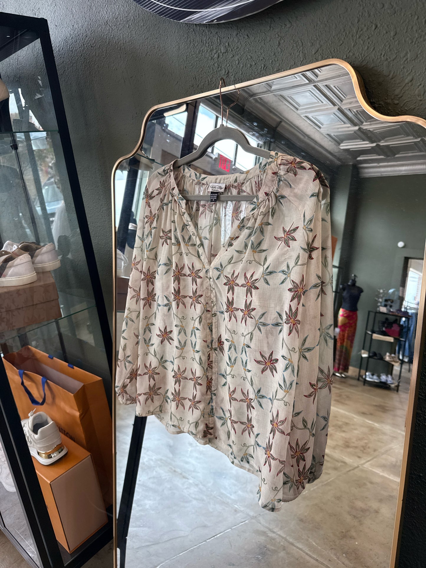 Tasha Polizzi Size M Cream Top
