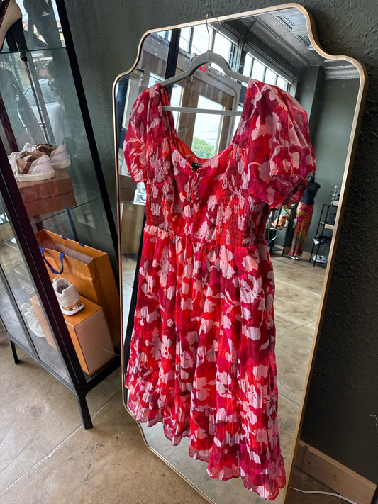 Torrid Size 0 Red/Pink Dress