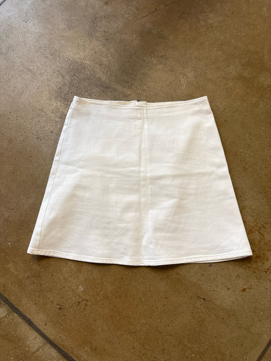 J. CREW Size 6 White Skirt