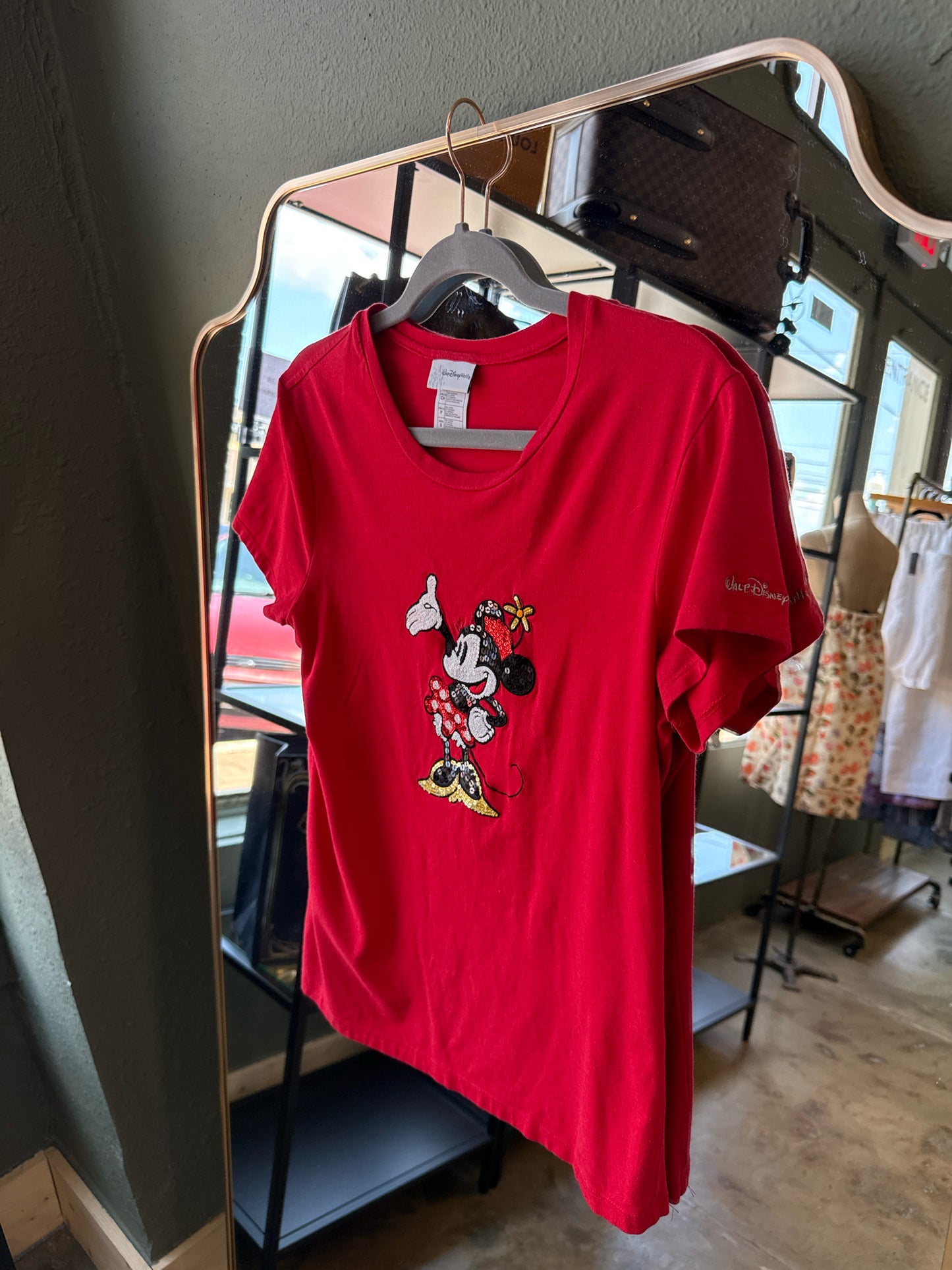 Disney Size S Red Tee