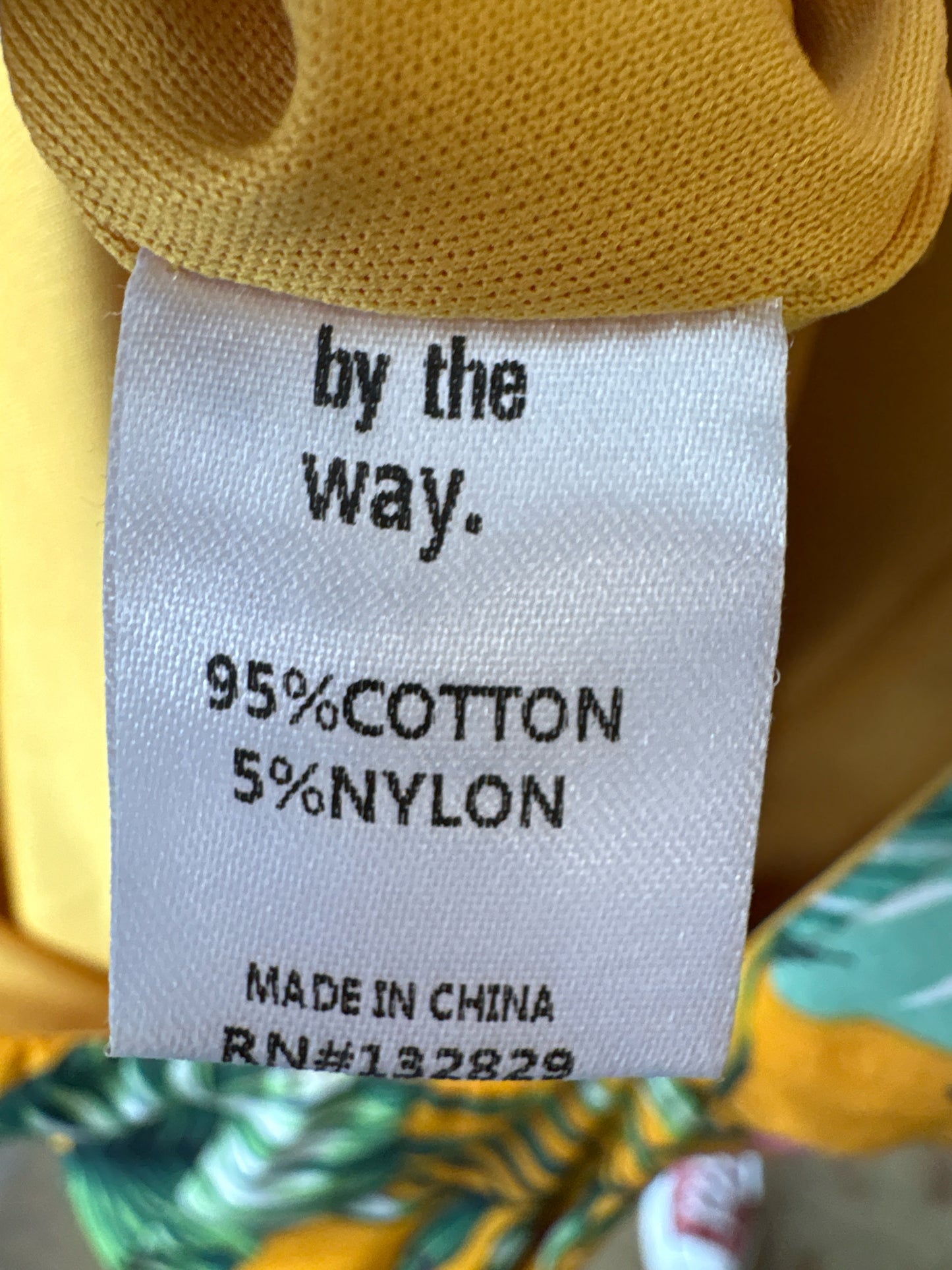 BY THE WAY Size S yellow + multi Dress