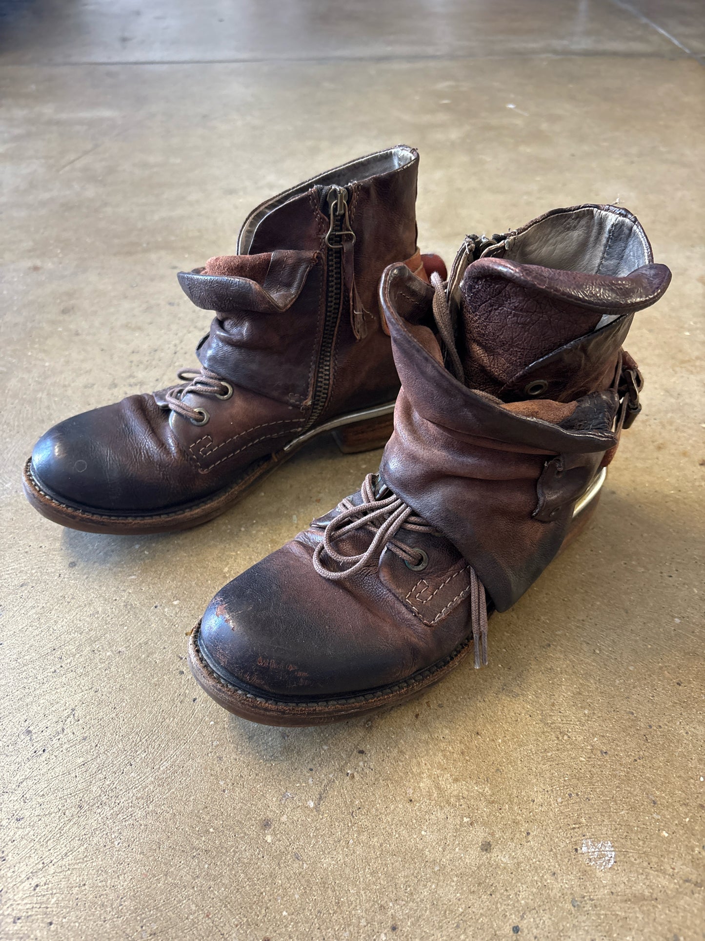 A.S. 98 Shoe Size 38 Brown bootie Boots