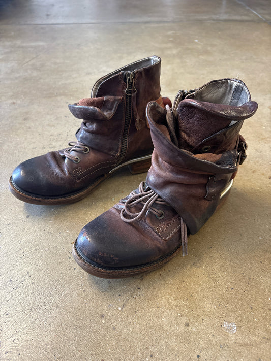 A.S. 98 Shoe Size 38 Brown bootie Boots