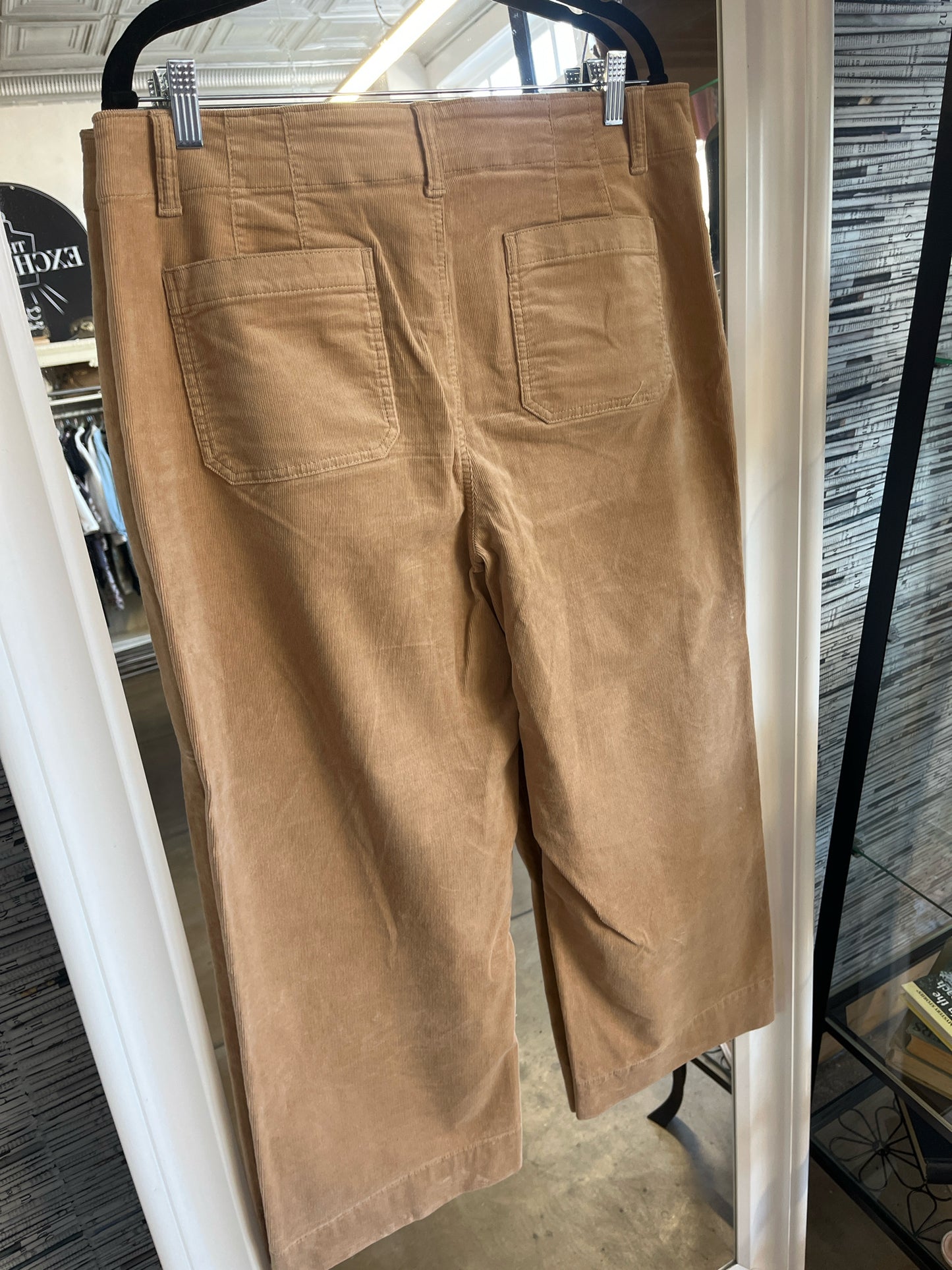 TALBOTS Size 16P Tan Corduroy Pants