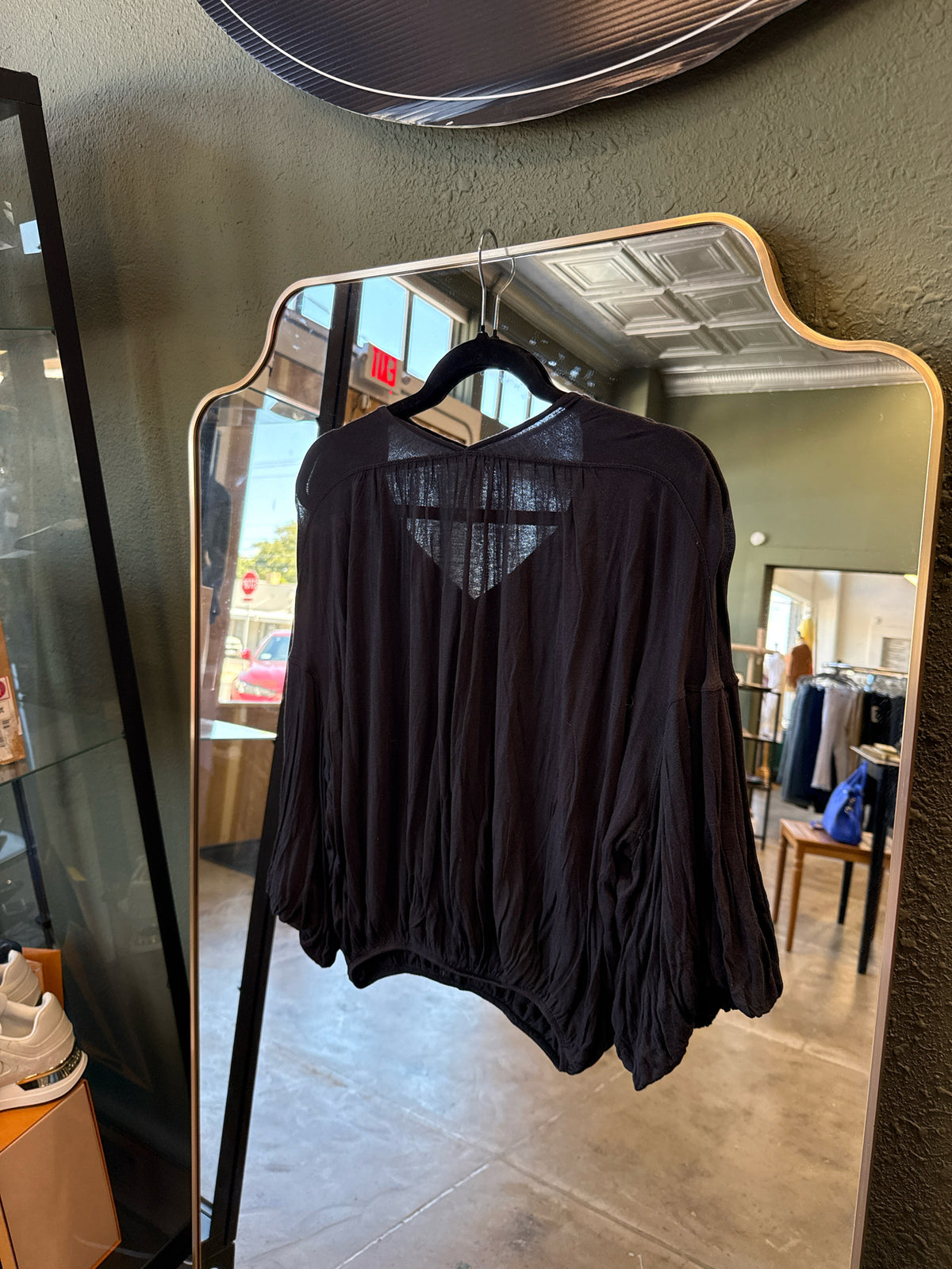 free people Size S Black Top