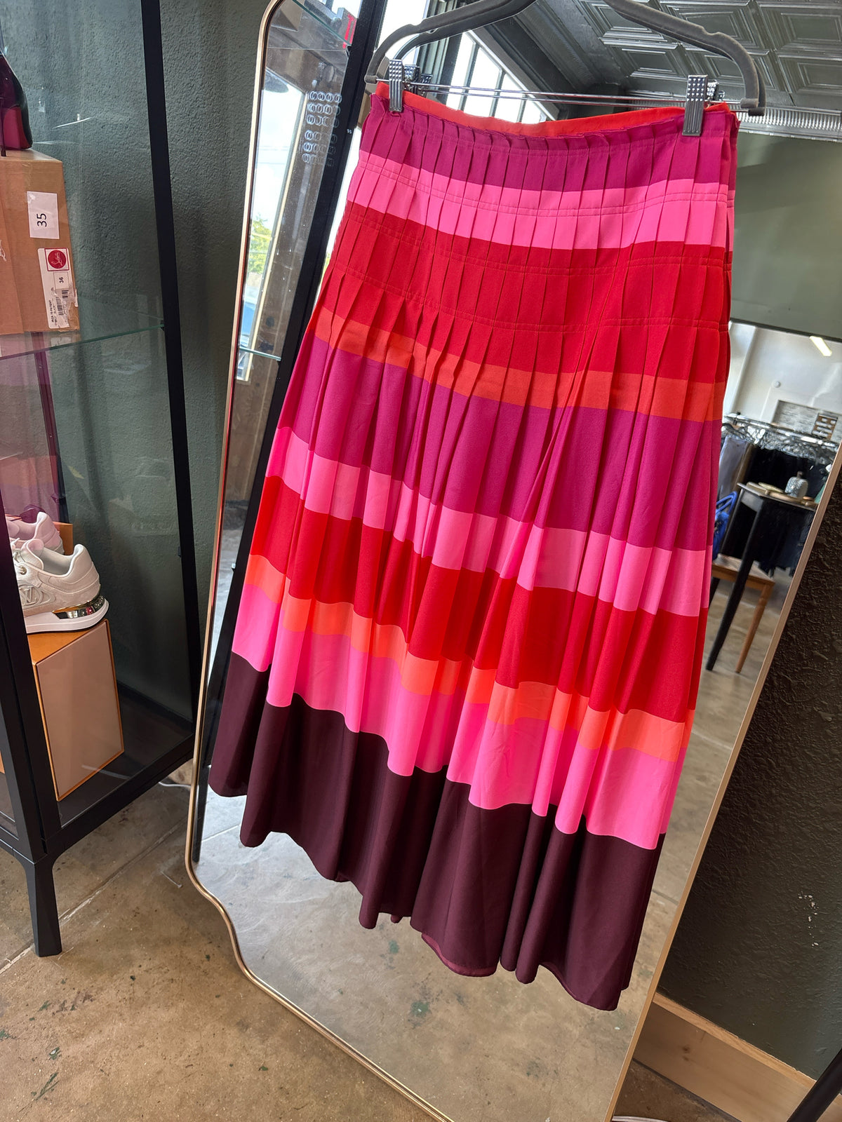 Banana Republic Size 8 pink multi Skirt