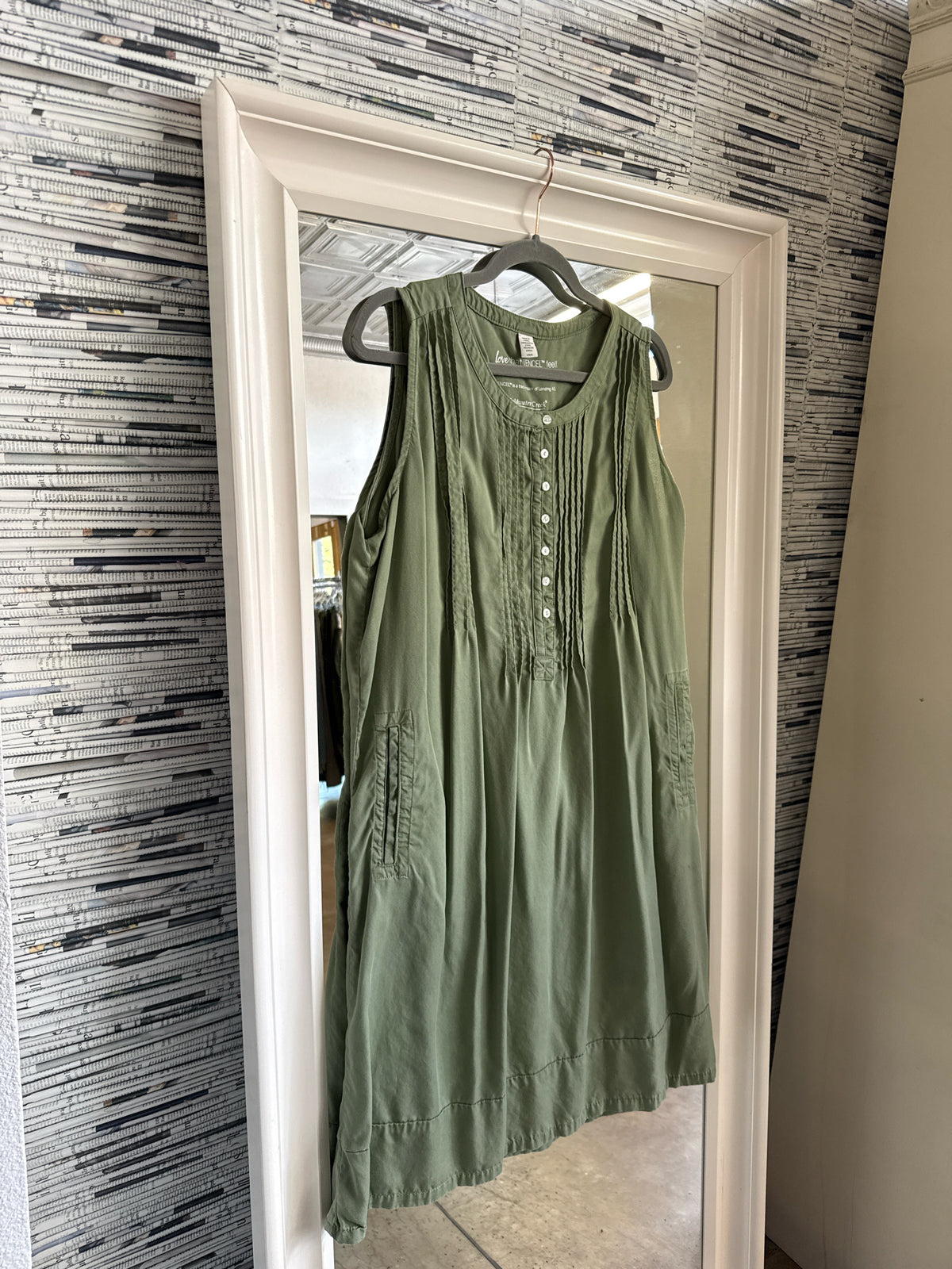 Coldwater Creek Size L Green Dress