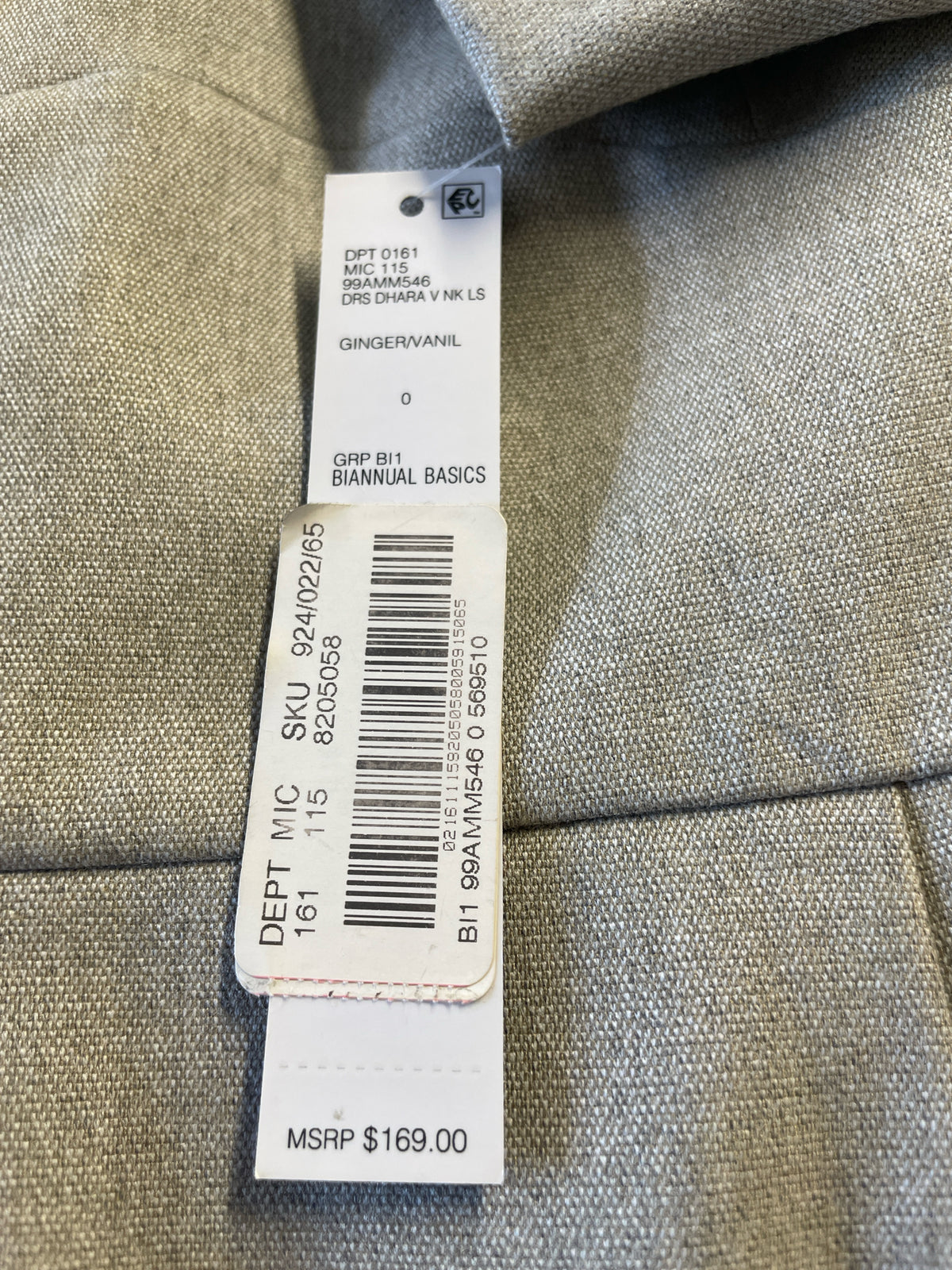 ANTONIO MELANI Size 0 Tan Dress