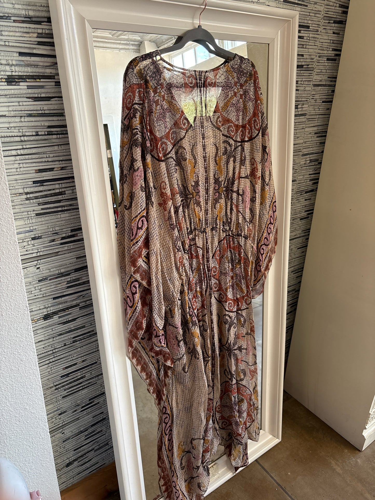 ZARA Size L/XL Tan Dress