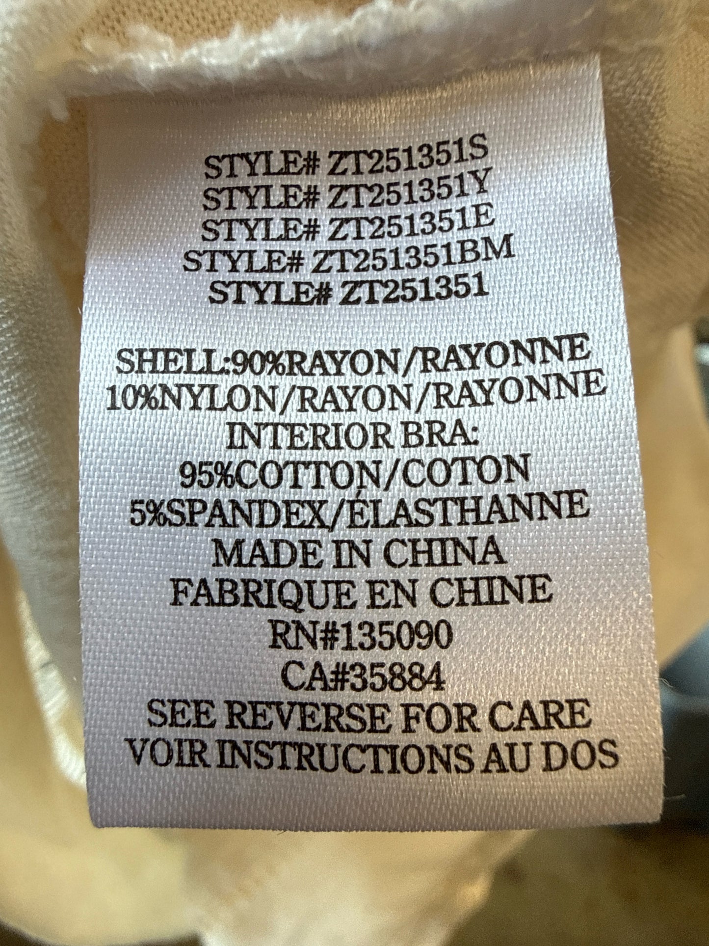 z supply Size S White Top